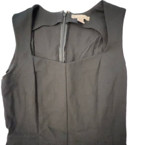 🎉PRICE REDUCED🎉 Banana Republic Black Square Neck‎ Dress 8 Sleeveless Office - Picture 3 of 13